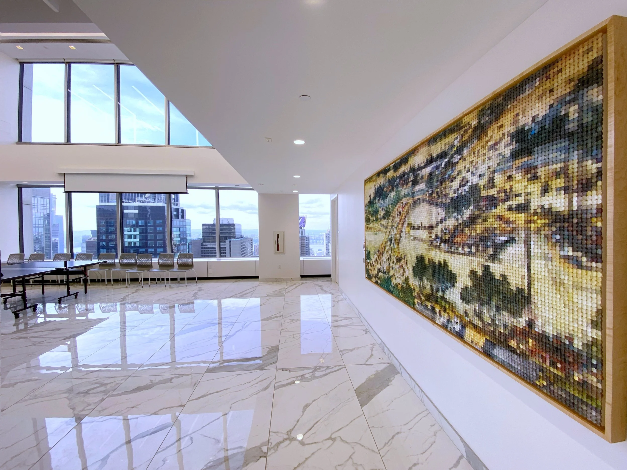 Stonecube original artwork in a real space